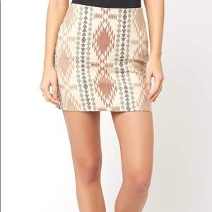 South Moon Under Southwest Chic Tribal Mini Skirt